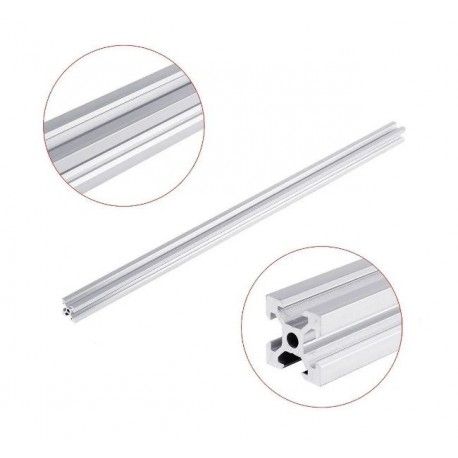 Perfil De Aluminio Estructural 2020 V-slot - Cnc - 600mm - Imagen 3