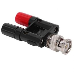 Conector coaxial BNC Q9 a Banana 4 mm Hembra