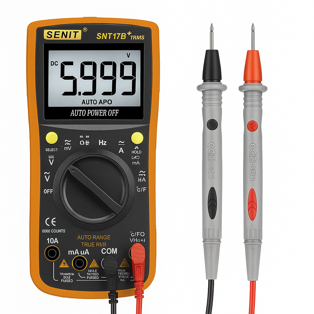 Multímetro Digital Autorango Senit modelo SNT17B+