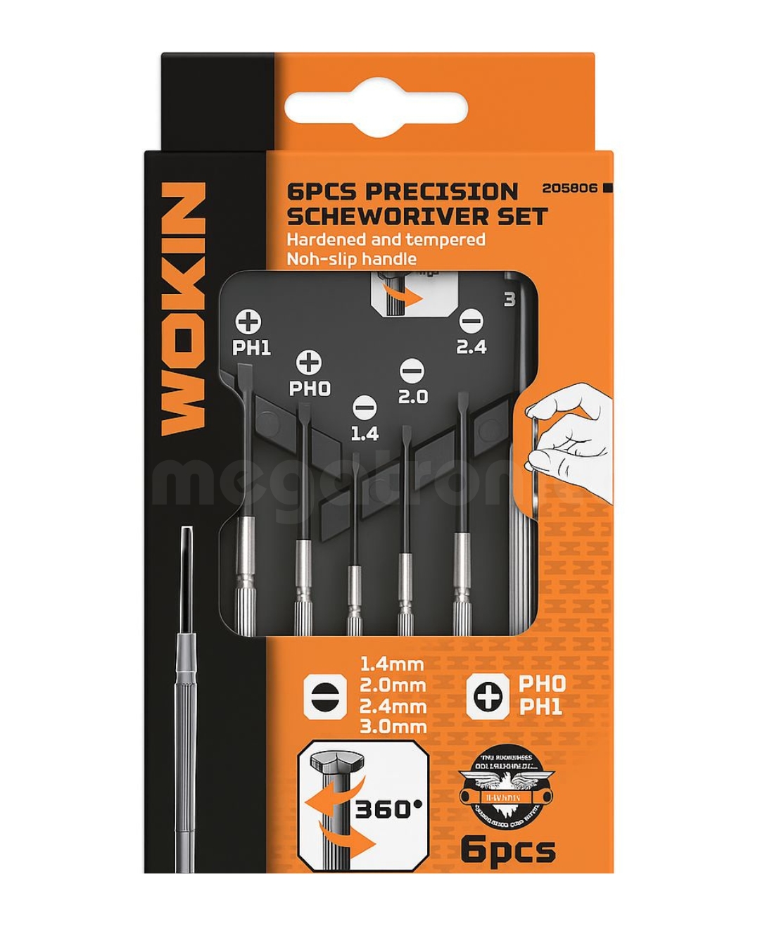 Juego de Destornilladores de Precisión Wokin 6 Piezas