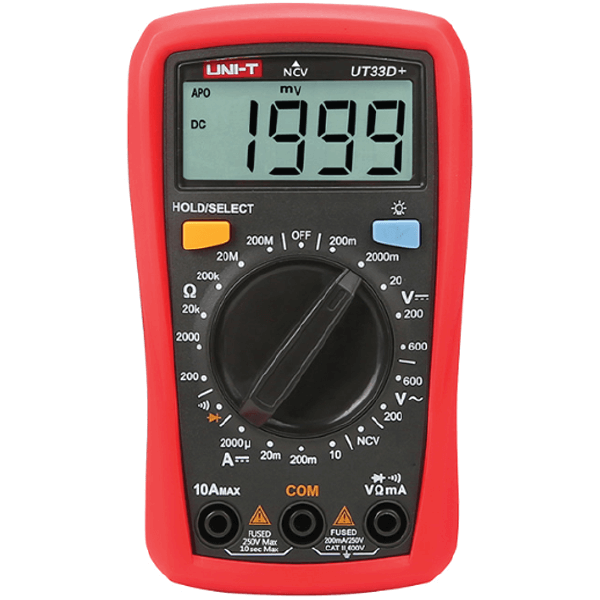 MULTIMETRO DIGITAL UNI-T UT33D+