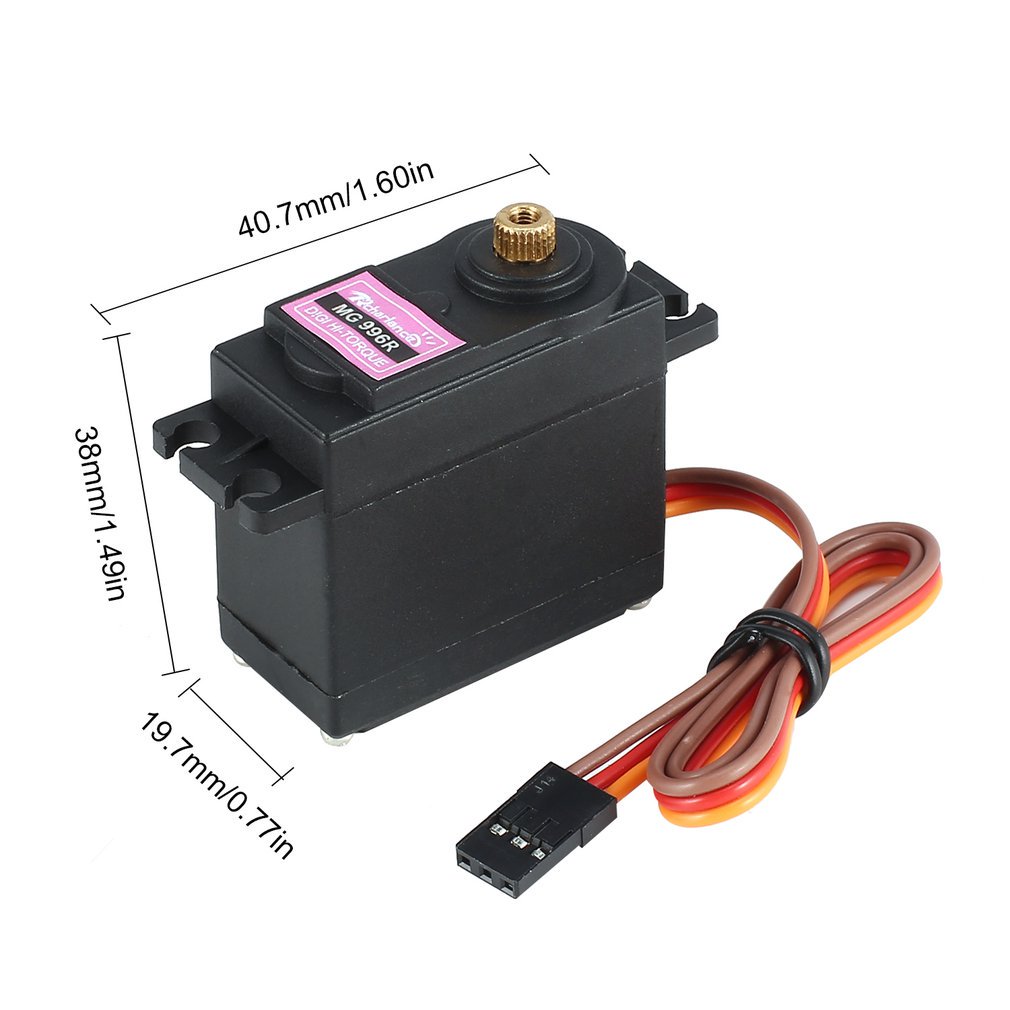 Servomotor MG996R 180° Engranajes de Plástico Reforzado - Imagen 4