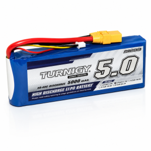Batería LiPo Turnigy 11.1V 5000 mAh 3S 30C con conector XT-90