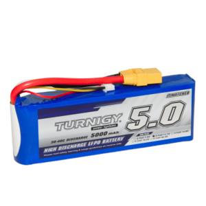 Batería LiPo Turnigy 11.1V 5000 mAh 3S 30C con conector XT-90