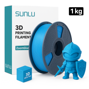 FILAMENTO SUNLU PLA+ 2.0 CYAN (CELESTE) 1.75mm - 1Kg