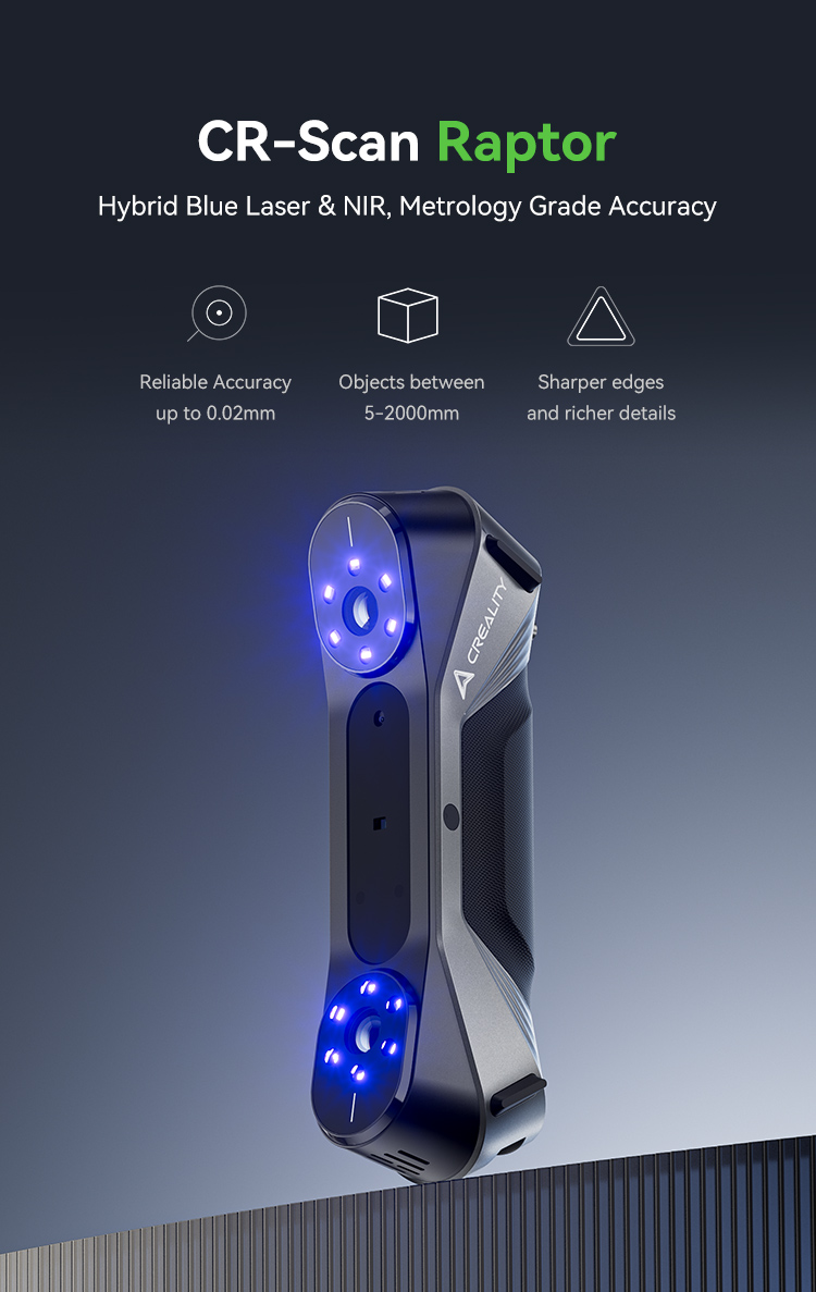 CR- SCAN Raptor | Creality Escaner 3D - Imagen 4
