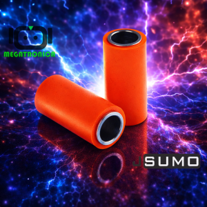 JS2042 Par de Llantas de Silicona y Aluminio para Seguidor de Linea 20 x 42 mm - JSUMO